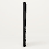 ルネッサンスアーキテクト白黒レッドジェムモノグラム Case-Mate iPhoneケース (裏面/右)