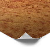 ルネッサンスアートセルフポートレートレオナルド・ダ・ヴィンチ ポスター (角)