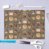 ルネッサンスアートフレームアンティークスクリプトの分離 薄葉紙 (クラフト)