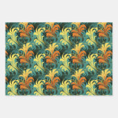 ルネッサンスアールヌーボーグラディエント壁紙デザイン ラッピングペーパーシート (正面2)