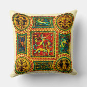 ルネッサンスイタリアンのモチーフプリント クッション (裏面)