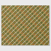 ルネッサンスイタリアンのモチーフプリント ラッピングペーパー (フラット)