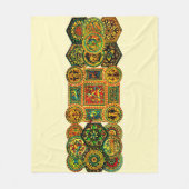 ルネッサンスイタリアンのモチーフ フリースブランケット (正面)