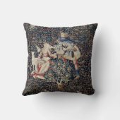 ルネッサンスエラミレフルール羊飼いタペストリー クッション (裏面)