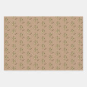 ルネッサンスエレガントパーソナライズされたゴシックグリフィン ラッピングペーパーシート (正面3)