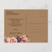 ルネッサンスエレガントフローラ日付はがきを保存 シーズンポストカード (裏面)