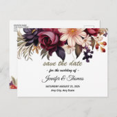 ルネッサンスエレガントフローラ日付はがきを保存 シーズンポストカード (正面/裏面)