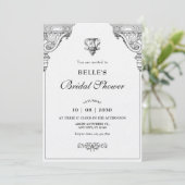 ルネッサンスエレガント建築ブライダルシャワー 招待状 (スタンド正面)