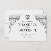 ルネッサンスエレガント建築 サンキューカード (正面)