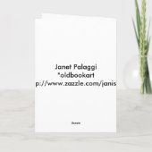 ルネッサンスカップルたった今結婚しました 案内状 (裏面)