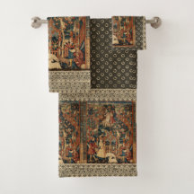 ルネッサンスギリシャのレースブラウンレッドベージュ