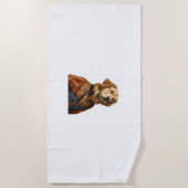 ルネッサンスクラシカルローバー – Art Dog ビーチタオル (正面)