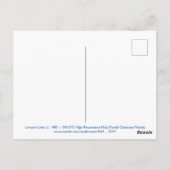 ルネッサンスクリスマスホリーファミリー出生 ポストカード (裏面)