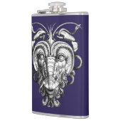 ルネッサンスグロテスクガルゴイル顔ロブスターマン フラスク (左)