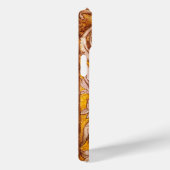 ルネッサンスグロテスク顔,金ゴールドフローラモノグラム Case-Mate iPhoneケース (裏面 / 右)