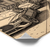 ルネッサンスシティスケッチ ポスター (角)