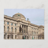 ルネッサンススタイルの公共図書館 シーズンポストカード (正面)