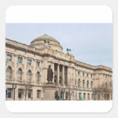 ルネッサンススタイルの公共図書館 スクエアシール (正面)