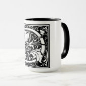 ルネッサンススタイルアルファベット文字Dオンマグカップ マグカップ (正面右)