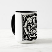 ルネッサンススタイルアルファベット文字Gオンマグカップ マグカップ (正面左)