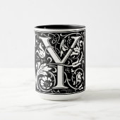 ルネッサンススタイルアルファベット文字Yオンマグカップ マグカップ (中央)