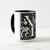 ルネッサンススタイルアルファベット文字Yオンマグカップ マグカップ (正面左)