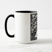 ルネッサンススタイルアルファベット文字Z On Mug マグカップ (左)