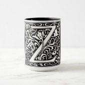ルネッサンススタイルアルファベット文字Z On Mug マグカップ (中央)