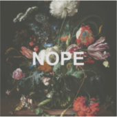 ルネッサンススチル絵を描ライフの+おもしろいノペ文字 シール (正面)