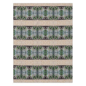 ルネッサンスタペストリーラビットフローラデコールファンシー テーブルクロス (正面)