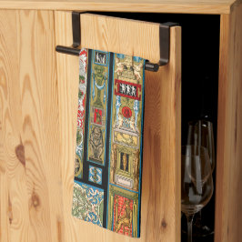 ルネッサンステーマ織物と織物 キッチンタオル