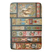 ルネッサンステーマ織物と織物 バスマット (正面縦)