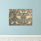 ルネッサンスデザイン17世紀（絹） キャンバスプリント (インサイチュ (ウッドフロア))