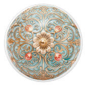 ルネッサンスバラセラミックノブプル セラミックノブ (正面)