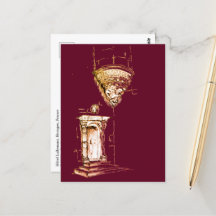 ルネッサンスパレス,ブルージュ,フランスのはがき