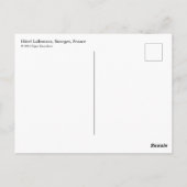 ルネッサンスパレス,ブルージュ,フランスのはがき ポストカード (裏面)