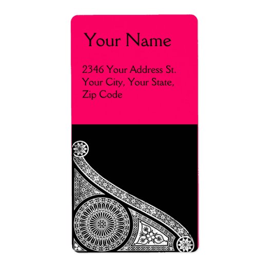 ルネッサンスピンク明るい赤紫色 ラベル (正面)