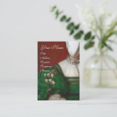 ルネッサンスファッション演劇衣装デザイナー 名刺 (スタンド正面)