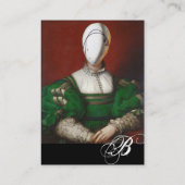 ルネッサンスファッション演劇衣装デザイナー 名刺 (裏面)