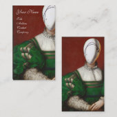 ルネッサンスファッション演劇衣装デザイナー 名刺 (正面/裏面)