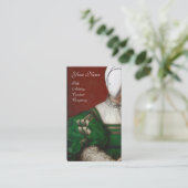 ルネッサンスファッション演劇衣装デザイナー 名刺 (スタンド正面)