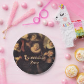 ルネッサンスファミリー懇親会秋絵画ポートレート ペーパープレート (パーティー)