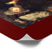 ルネッサンスファミリー懇親会秋絵画ポートレート ポスター (角)