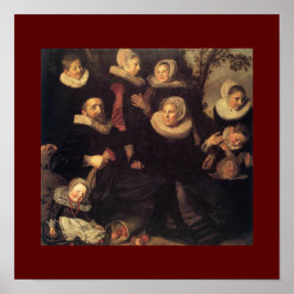 ルネッサンスファミリー懇親会秋絵画ポートレート ポスター