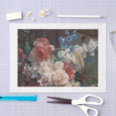 ルネッサンスフラワーズティッシュペーパー 薄葉紙 (クラフト)