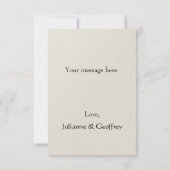 ルネッサンスフローラ結婚フレームのサンキューカード サンキューカード (裏面)