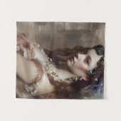 ルネッサンスプリンセスAIがファンタジーアートを生成 タペストリー (正面(横))