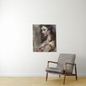 ルネッサンスプリンセスAIがファンタジーアートを生成 タペストリー (インサイチュ)