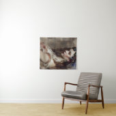 ルネッサンスプリンセスAIがファンタジーアートを生成 タペストリー (インサイチュ(横))