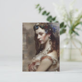 ルネッサンスプリンセスAIがファンタジーアートを生成 ポストカード (スタンド正面)